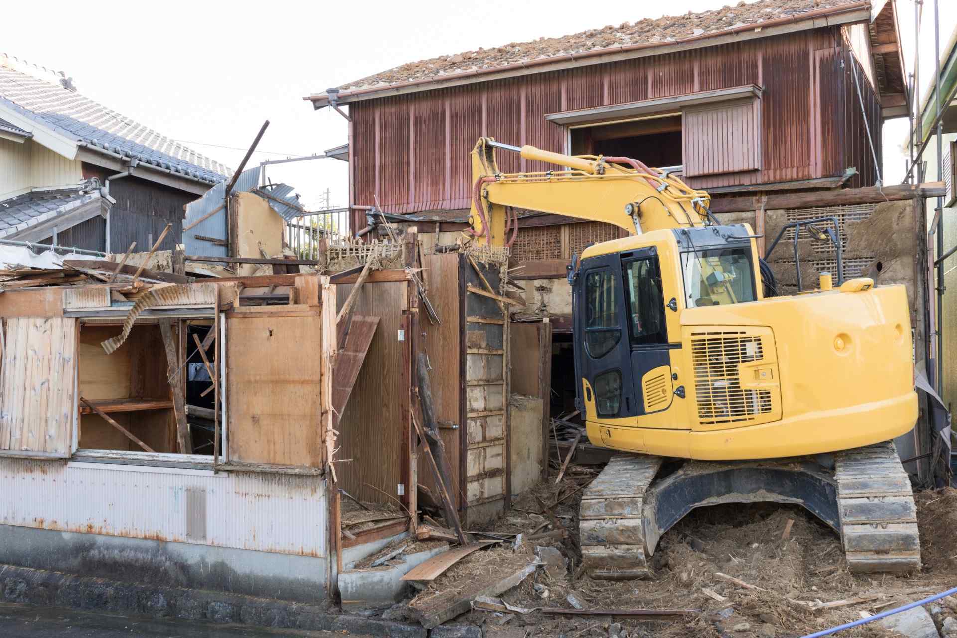 戸建ての取り壊し | 宮城の解体なら株式会社神魂工業