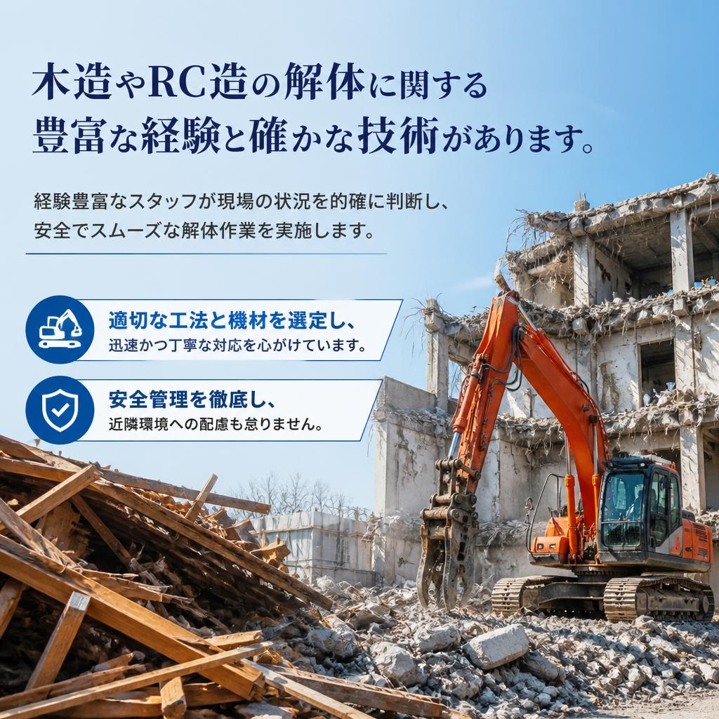 確かな技術と豊富な経験