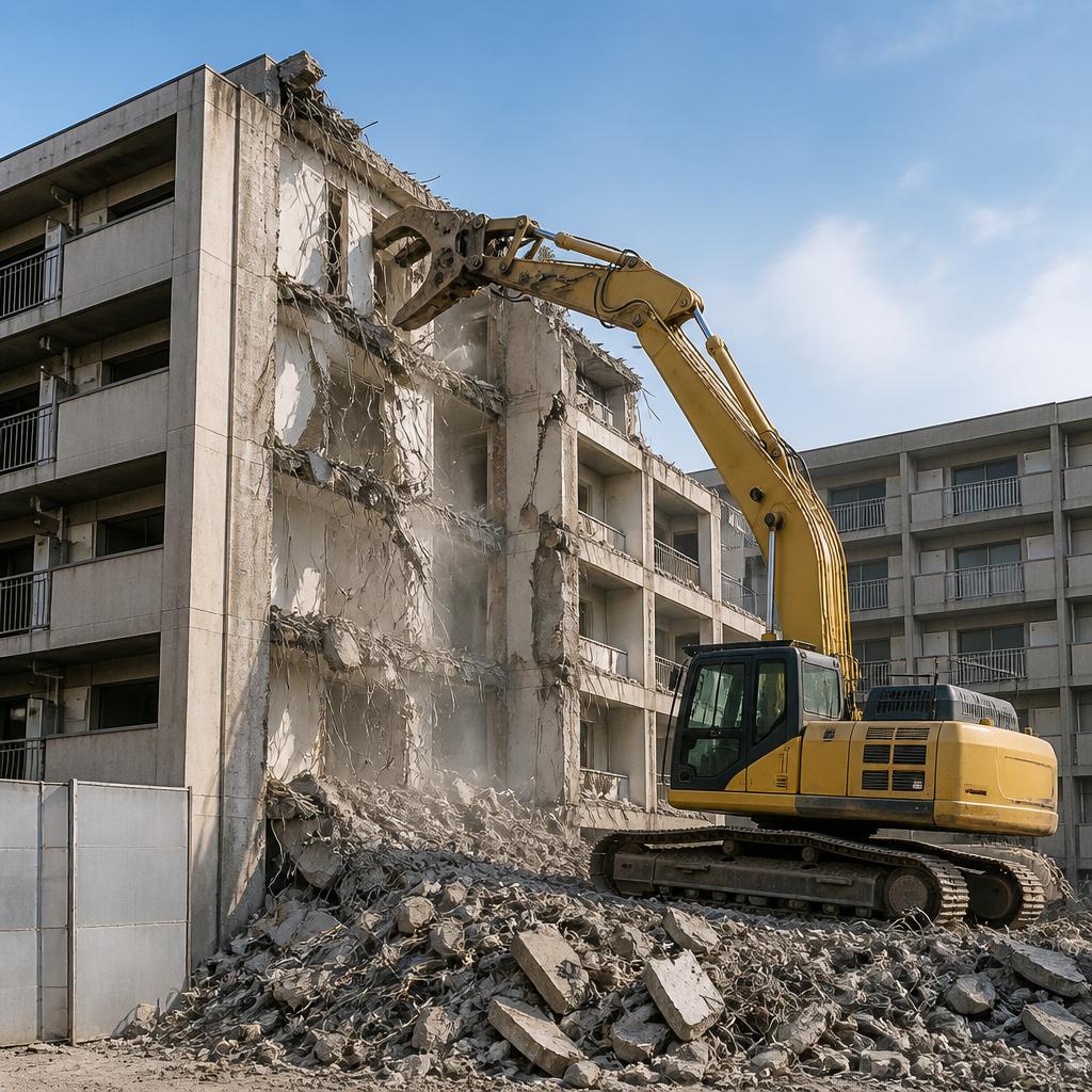 手間なく安心！共同住宅の解体をあなたにお任せ
